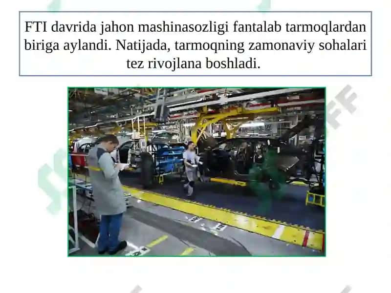 Jahonmashinasozlik va yengil sanoat geografiyasi 6