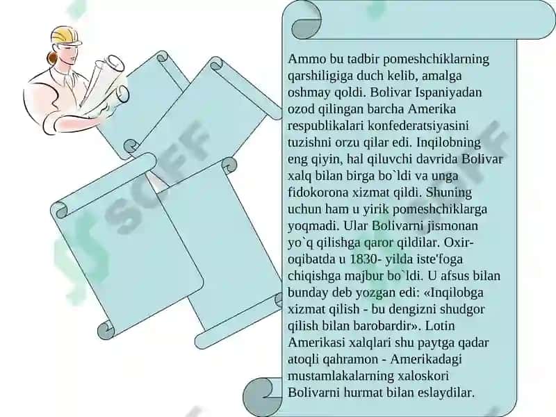 Lotin Amerikasi va Afrika Mamlakatlarda Milliy Ozodlik Kurashlari 6