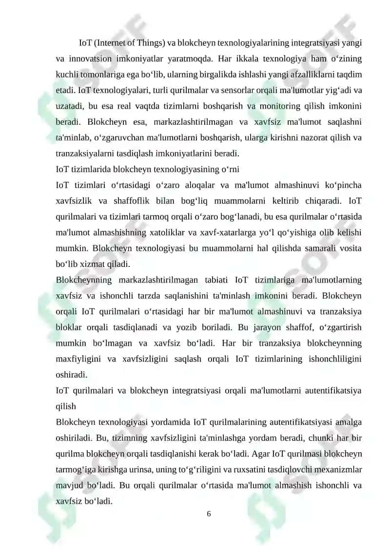 IoT va blokcheyn texnologiyalarining integratsiyasi 6