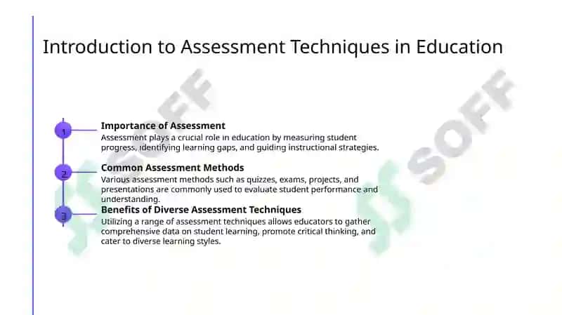 Types and methods of assessment 6