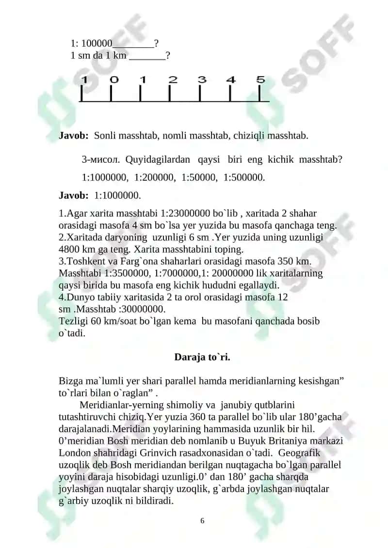 Geografiya fanlarida masalalar va ularning yechimi 6