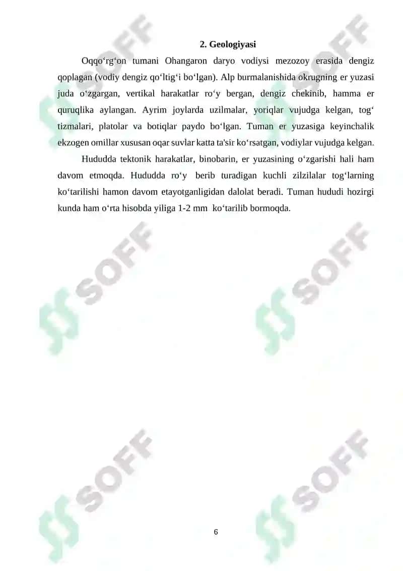 KOMPLEKS GEOGRAFIK AMALIYOT 6