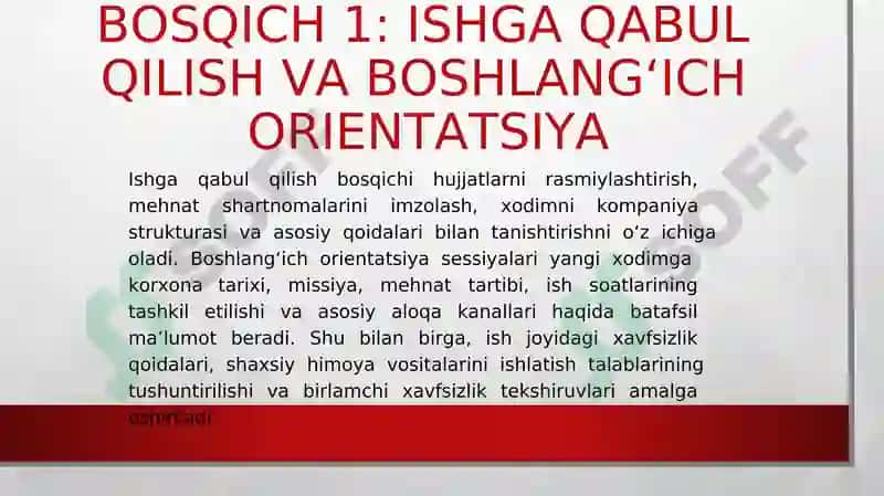 Qurilish Korxonalarida Xodimlarni Moslashtirish 6