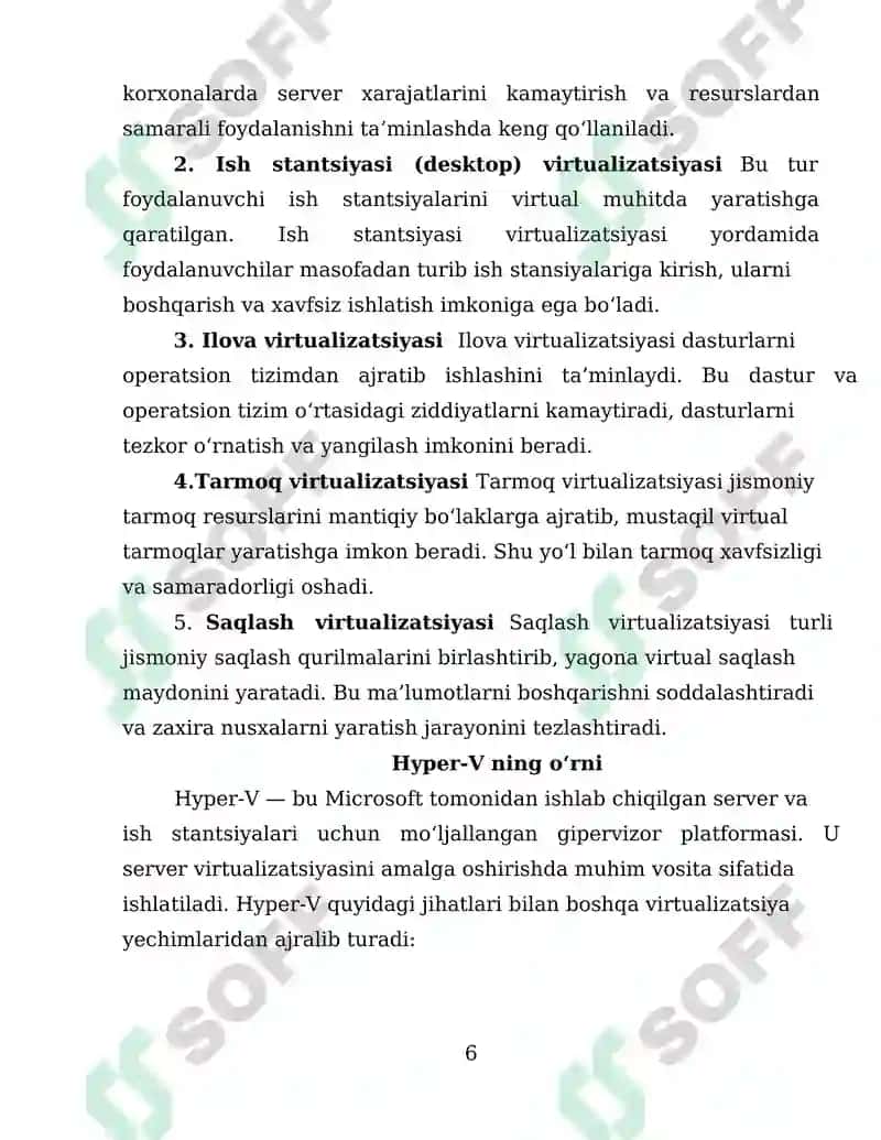 Hyper-V arxitekturasi va himoya mexanizmlari 6