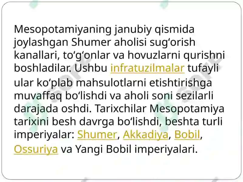 Qadimgi Mesopotamiya va Buyuk Ipak Yo'li 6