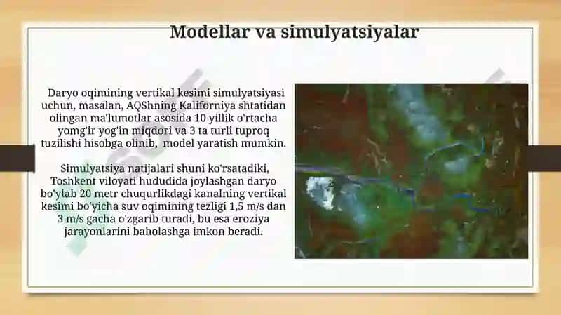 Daryo oqimi gidrografining vertikal kesimi 6