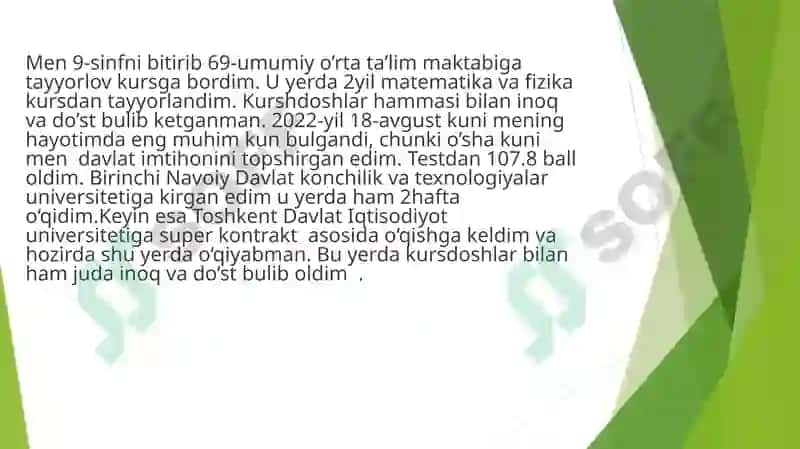 Mening hayot falsafam 6