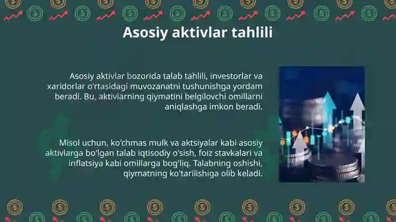 Aktivlar bozorida talab va taklif qonunlari 6