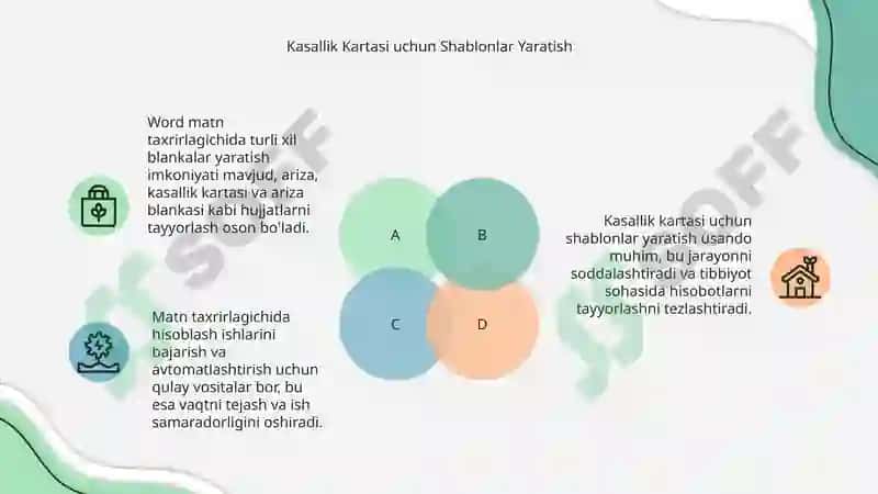 Word Matn Taxrirlagichining Blankalar yaratish 6