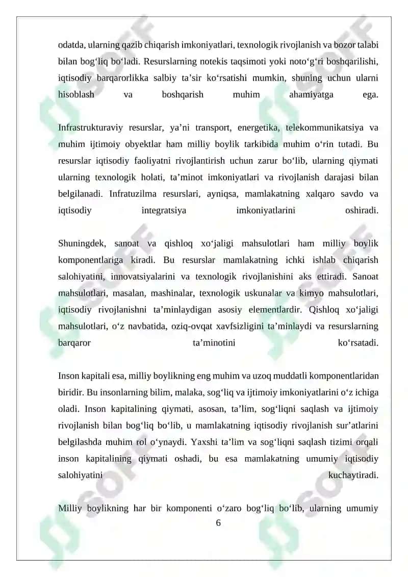 Milliy boylik statistikasi 6