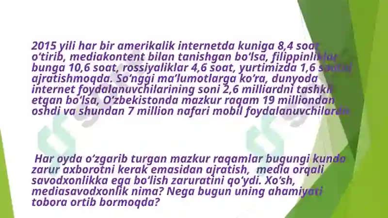 Media savodxonlikni rivojlantirish yo’llari 6