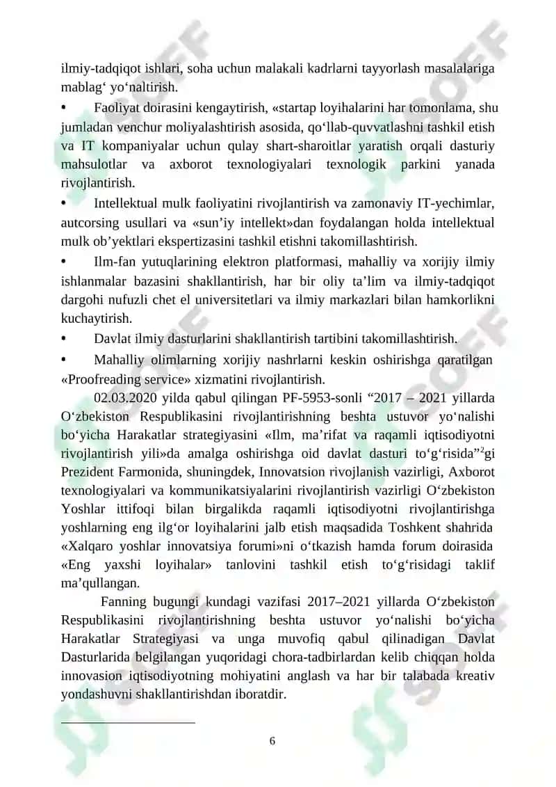 Innovatsion iqtisodiyot 6