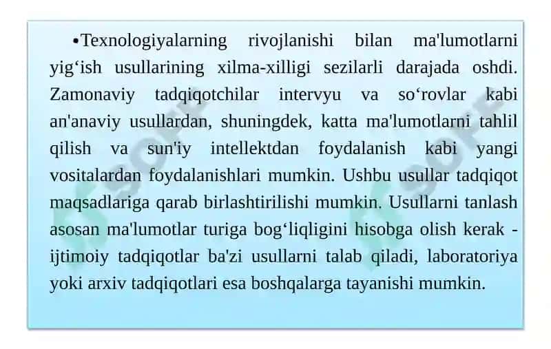 Ma'lumotlarniyigʻishusullari 6