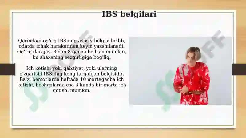 Ichak ta’sirlanish sindromi 6