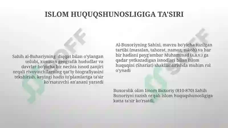 Sahih al-Buxoriy 6
