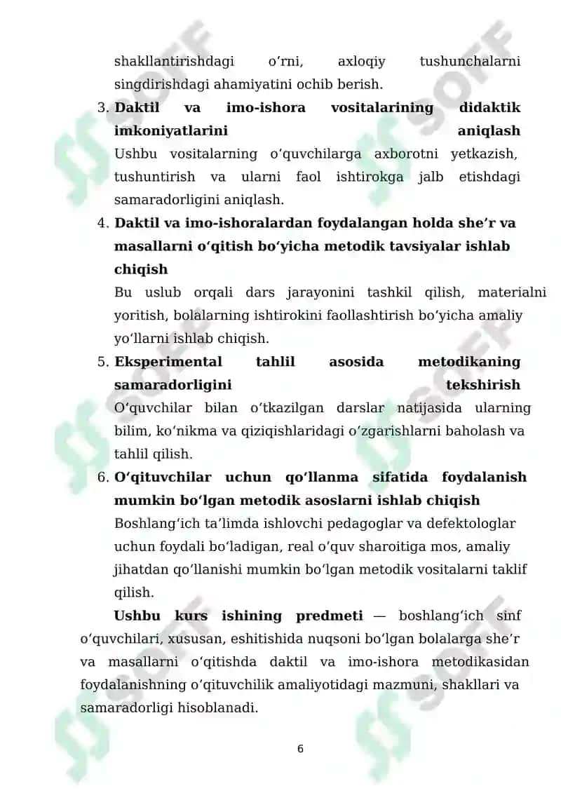 Daktil va imo-ishorada she’rni, masalni o‘qish metodikasi 6