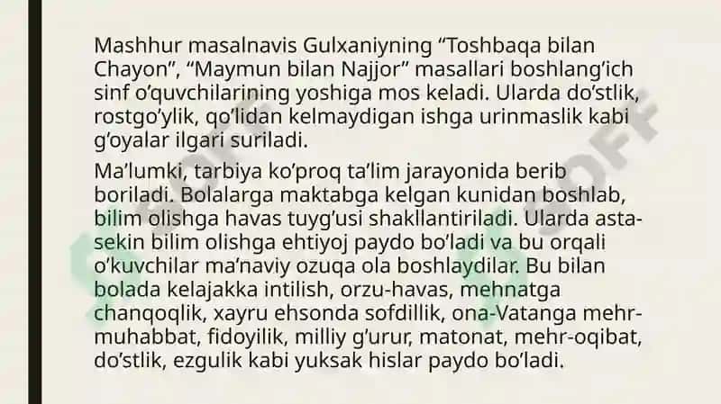 Masal Matni Tahlili 7