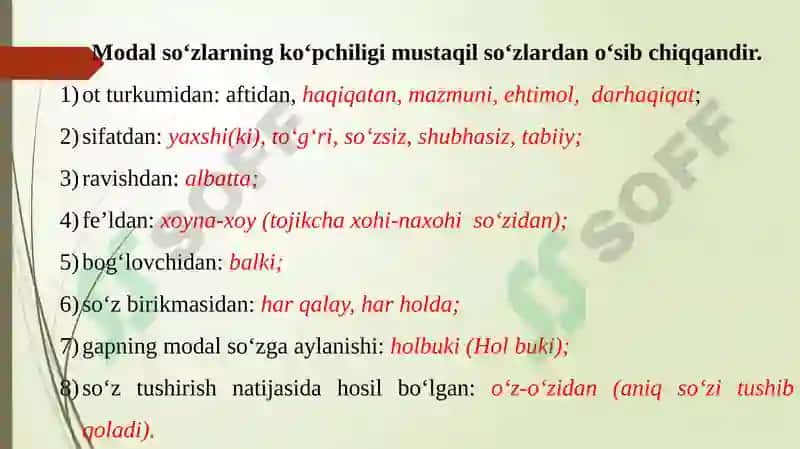 Alohida o‘lingan so‘zlar 7
