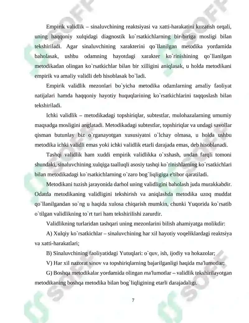 Psixodiagnostik metodikalar klassifikatsiyasi 7