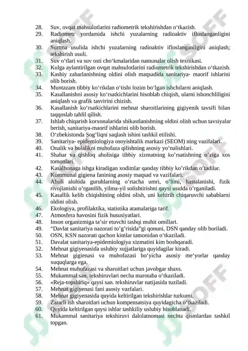 Sanitar-gigiyenik laboratoriya laboranti mutaxassisligi 7