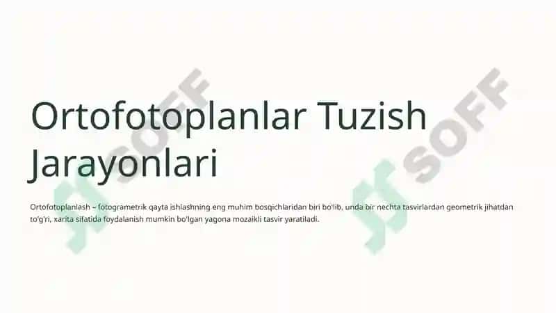 Fotogrammetriya va Raqamli Aerofotosyomka 7