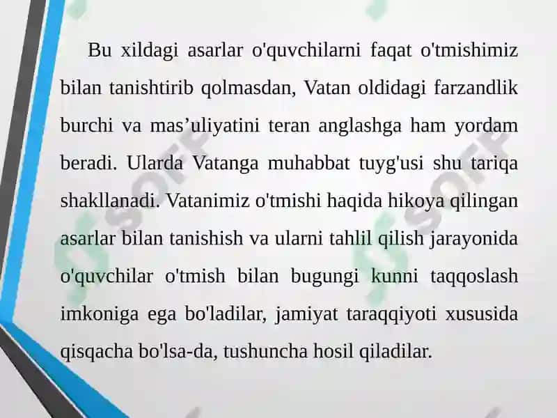 Boshlang'ich sinflarning o'qish darslari 7