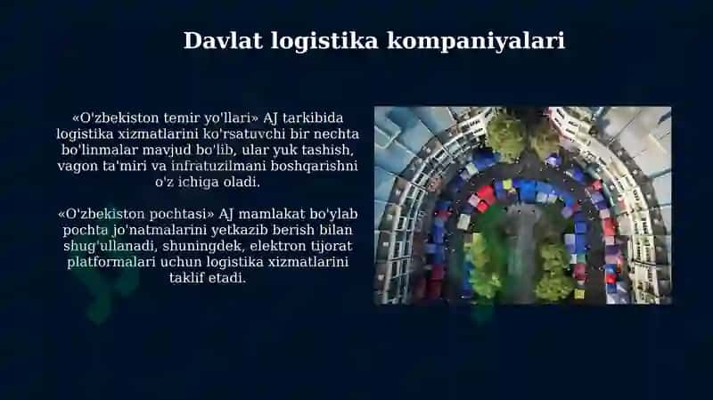 Respublikamizda faoliyat yurituvchi logistika tashkilotlari 7