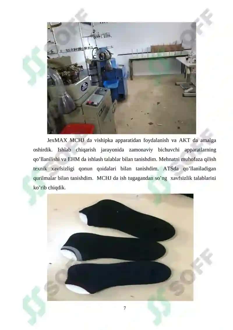 Xususiy korxona amaliyot hisobot 7