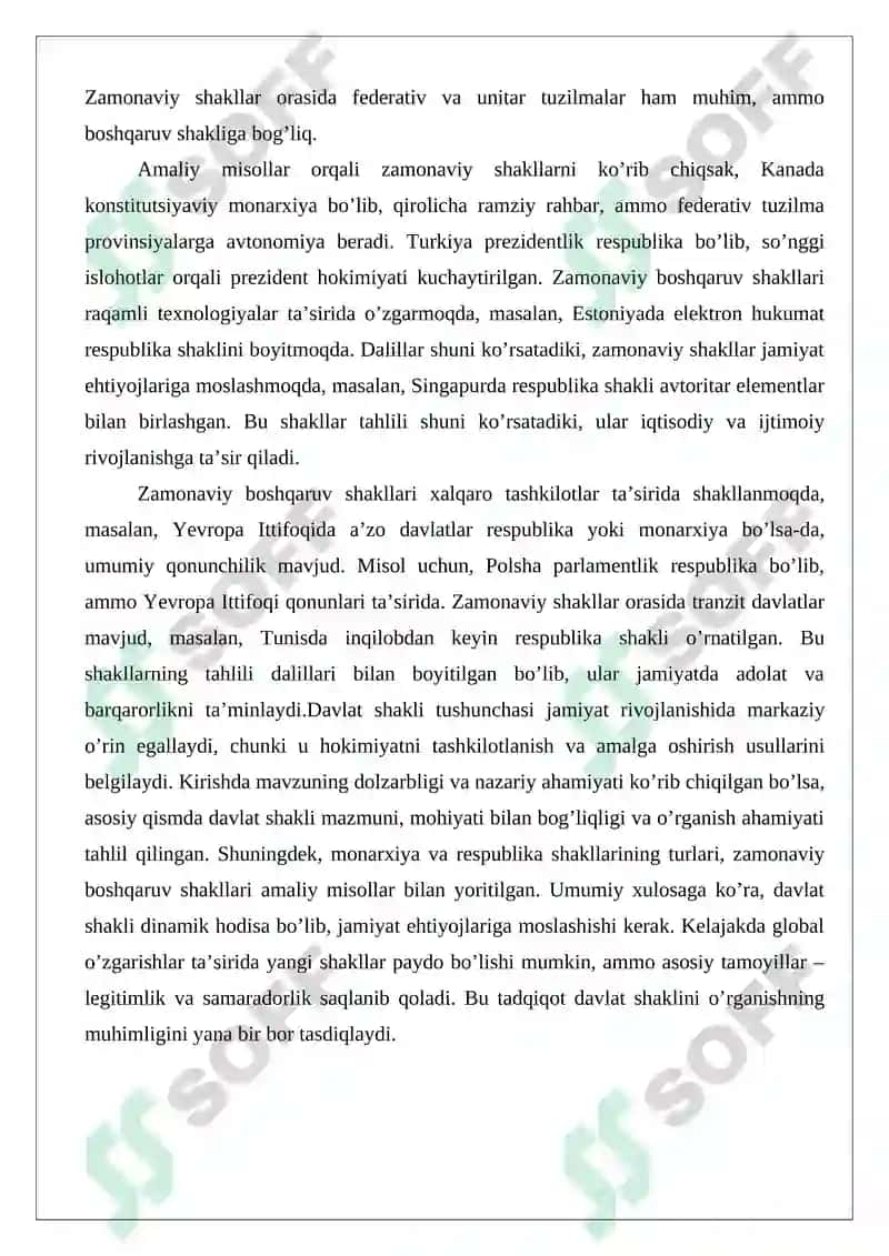 Davlat shakli tushunchasi 7
