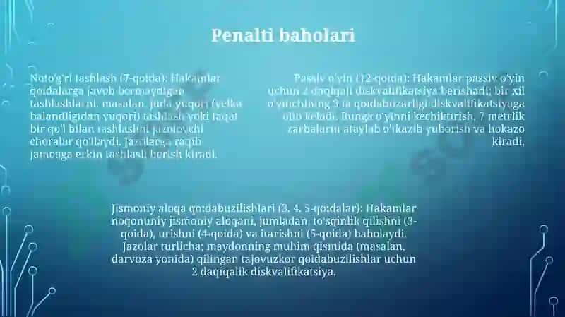 Gandbol o’yinida hakamlik 7