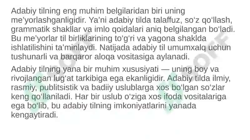 Xalq tili va adabiy til 7