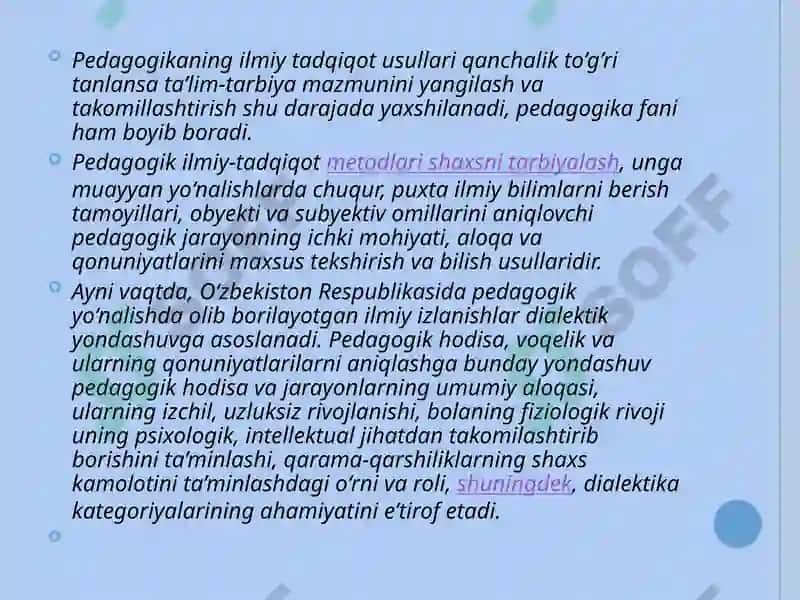 Pedagogikada ilmiy tadqiqot metodlari 7