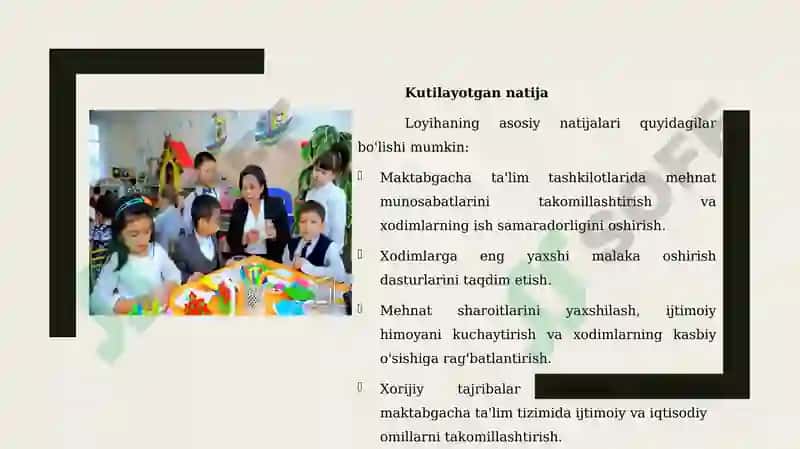 Maktabgacha ta’lim tashlilotlarida mehnat munisabatlarini tashkil etish 7