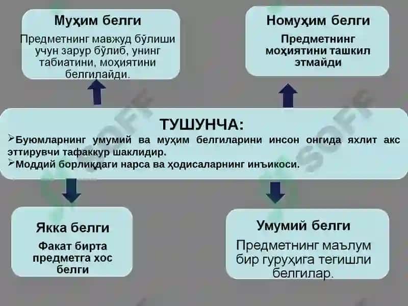 Тушунча тафаккур шакли сифатида 7