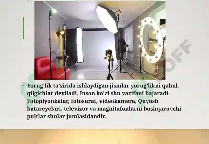 Issiqlik yorug‘lik manbalari 7