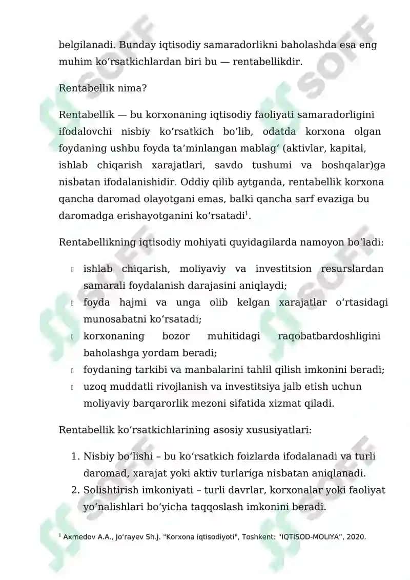 Tashkilot zahiralarini tahlil qilish 7