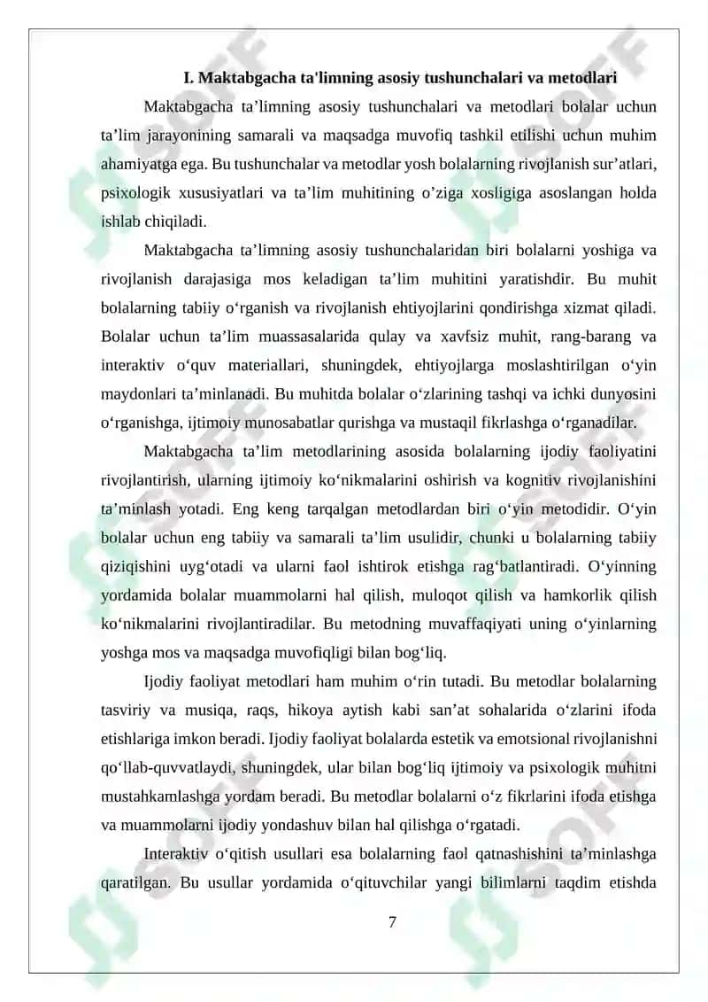Rossiya Federatsiyasi Maktabgacha Ta'lim Tizimi 7