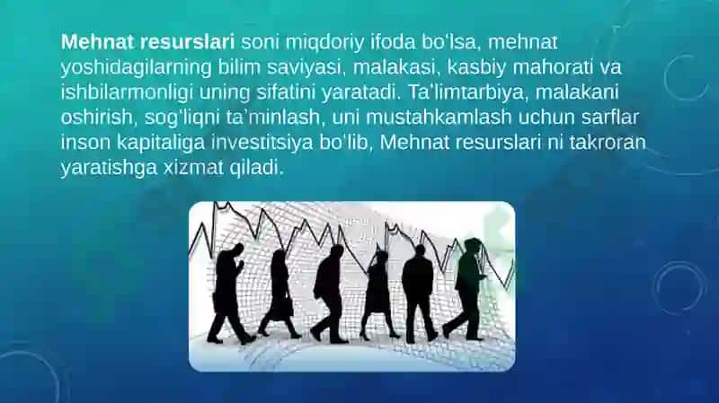 Mehnat unumdorligi va mehnat resurslari 7