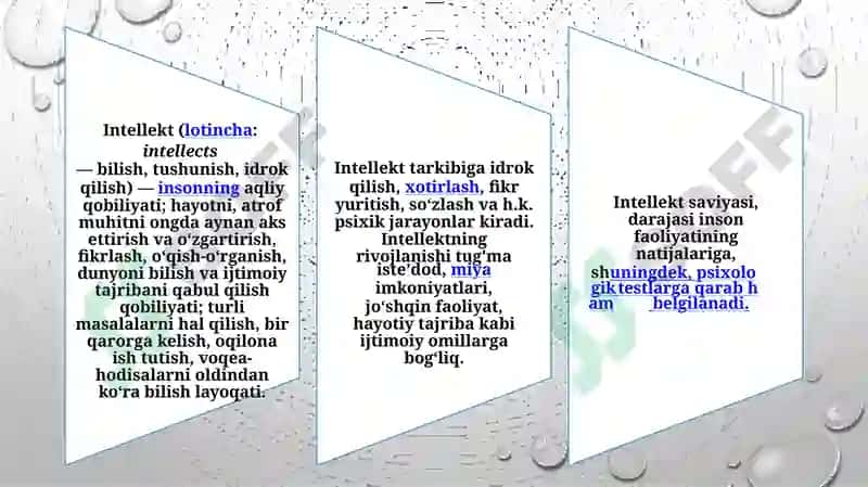 INTELLEKT VA KREATIVLIK 7