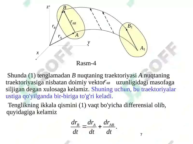 QATTIQ JISMKINEMATIKASI 7