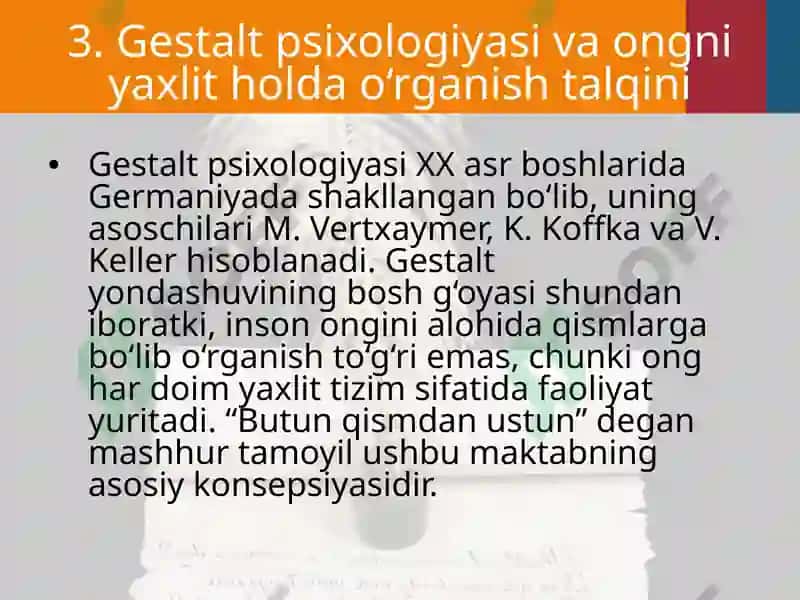 Psixologik  maktablar 7