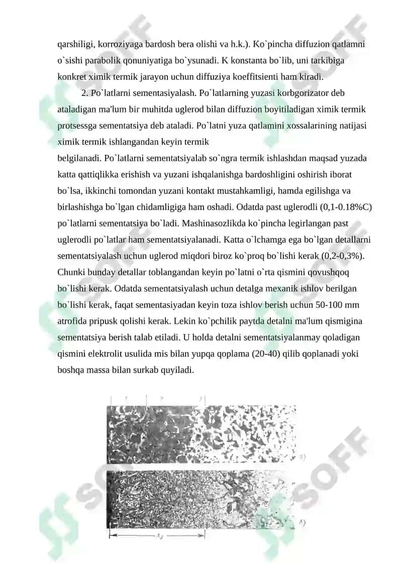 Termik ishlash usullari, texnologiyasi 7