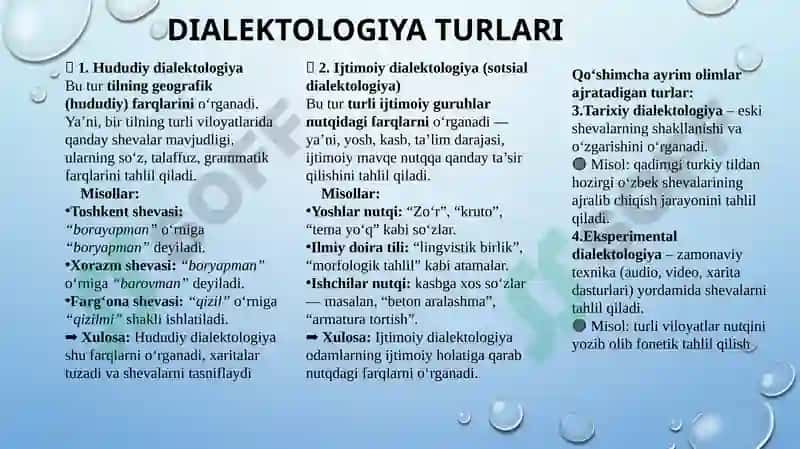 Sotsiolingvistika  tarmoqlari 7
