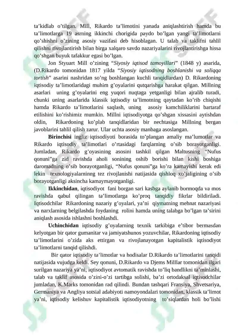 T.Maltusning iqtisodiy qarashlari 7