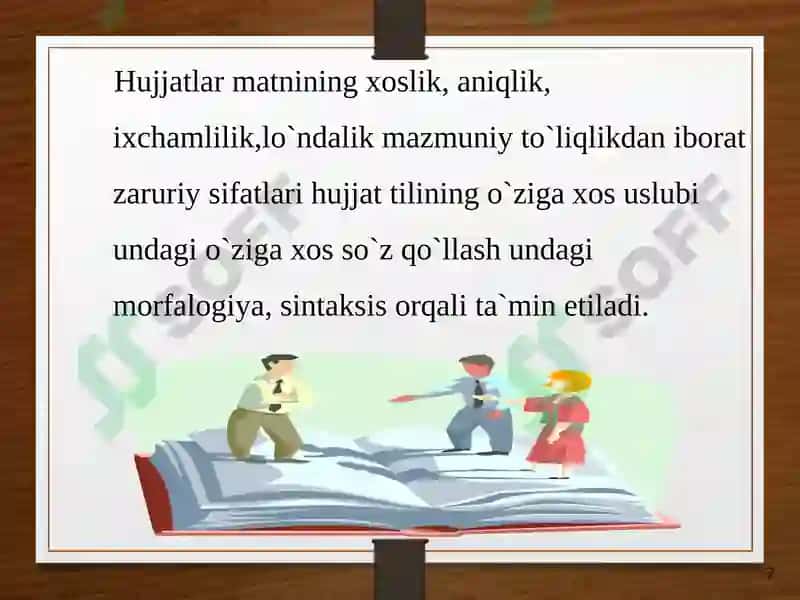 Ish yuritish tili va uslubi 7