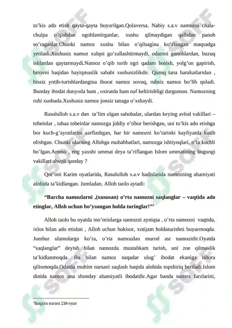Kanzud daqoiq kitobining Namoz kitobi tarjimasi 7