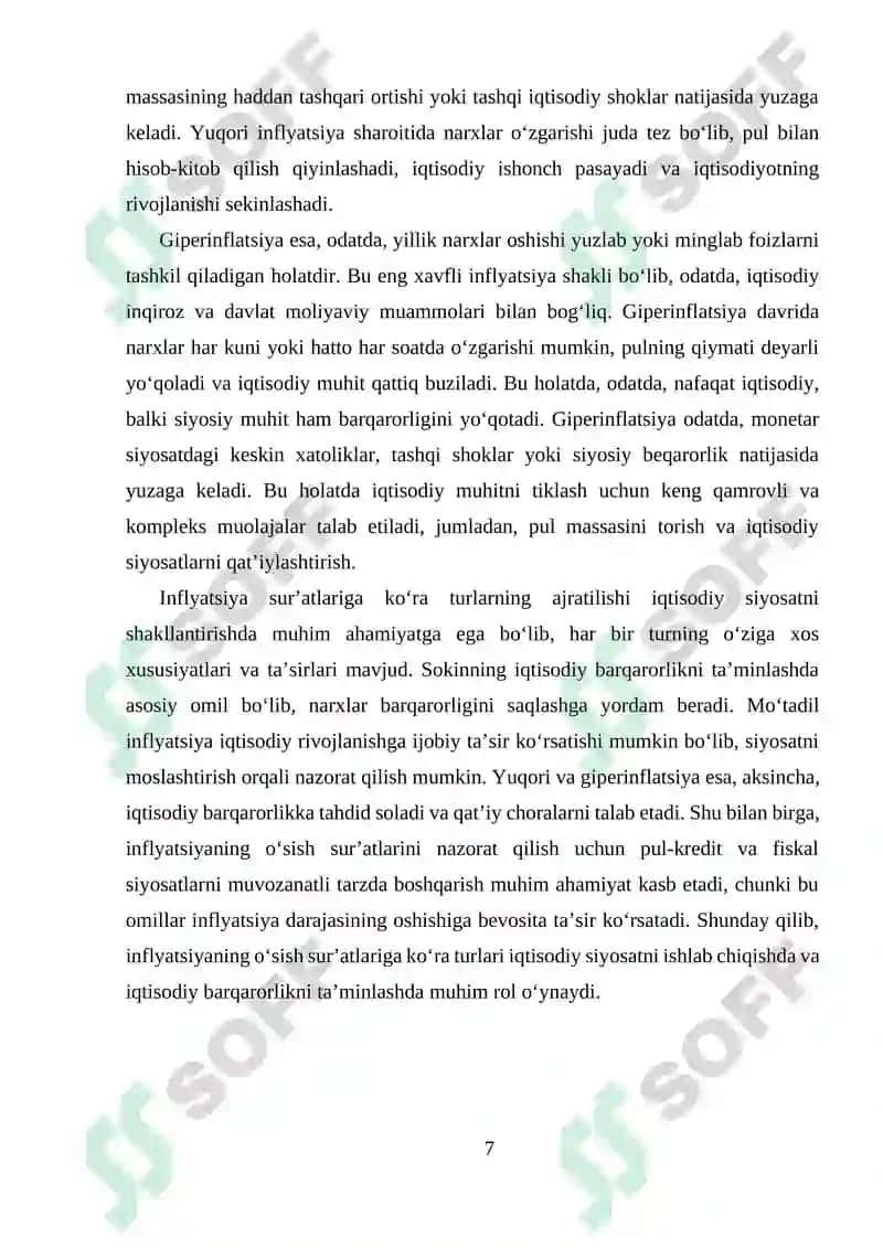 Inflyatsiya turlari 7