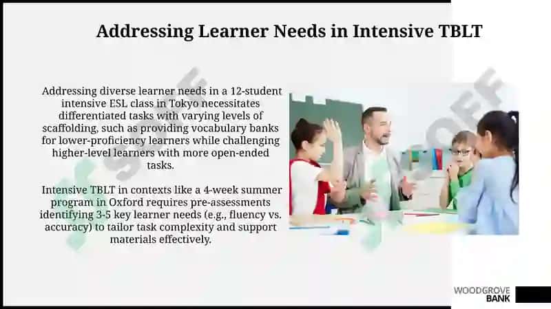 Task-based language teaching in intensive context 7