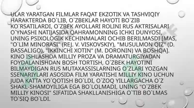 O‘zbekistonda dastlabki kino va teatr san‘atining kirib kelishi 7