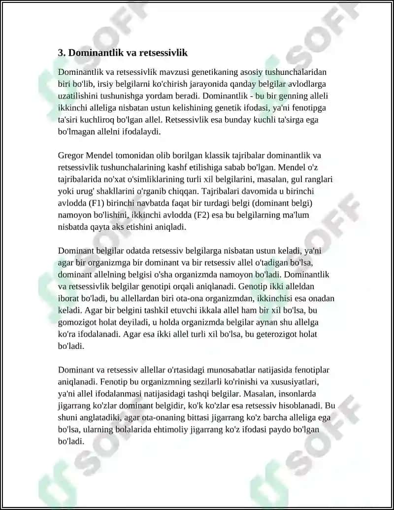 BELGILARNING IRSIYLANISH QONUNLARI 7